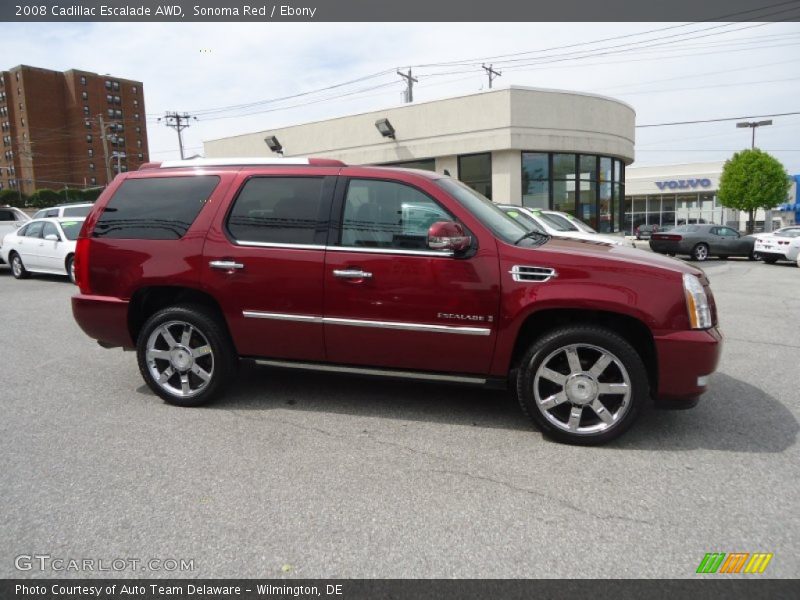 Sonoma Red / Ebony 2008 Cadillac Escalade AWD