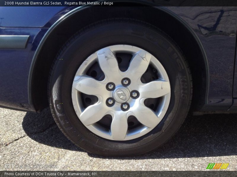 Regatta Blue Metallic / Beige 2008 Hyundai Elantra GLS Sedan