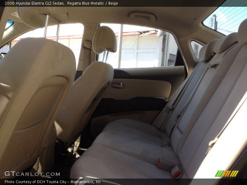 Regatta Blue Metallic / Beige 2008 Hyundai Elantra GLS Sedan