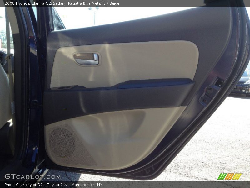 Regatta Blue Metallic / Beige 2008 Hyundai Elantra GLS Sedan