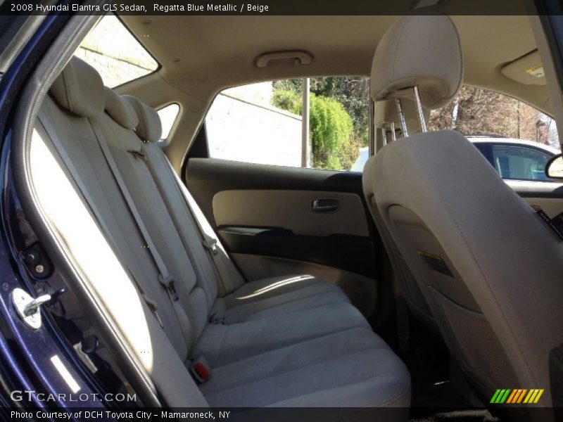Regatta Blue Metallic / Beige 2008 Hyundai Elantra GLS Sedan