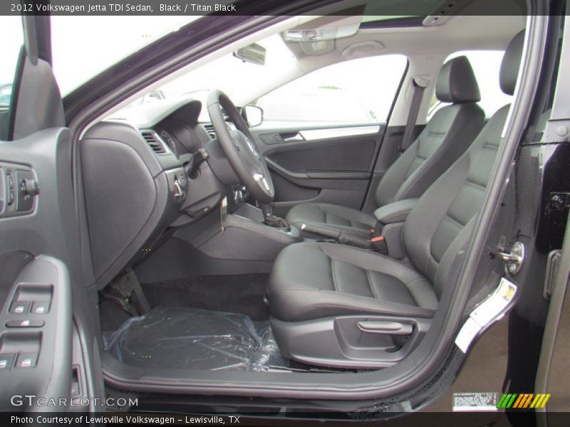 Black / Titan Black 2012 Volkswagen Jetta TDI Sedan