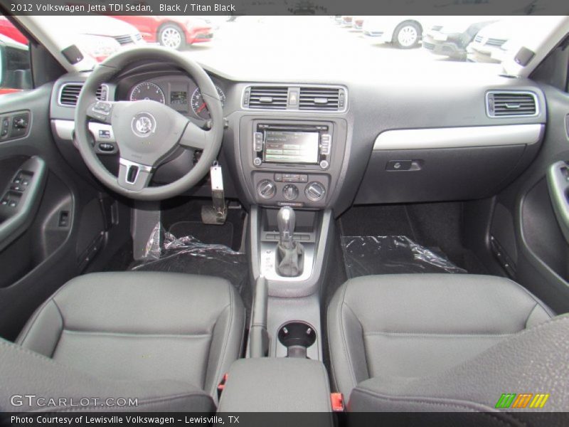 Black / Titan Black 2012 Volkswagen Jetta TDI Sedan