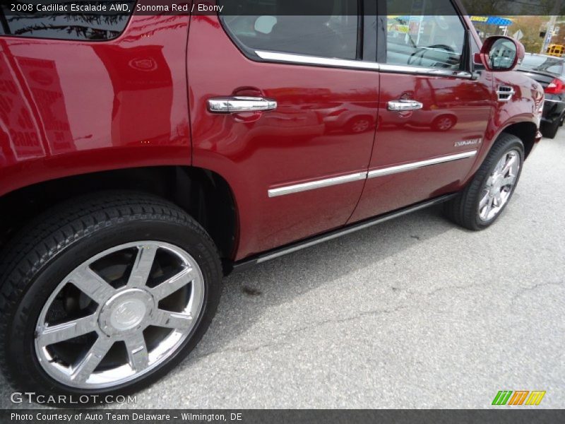 Sonoma Red / Ebony 2008 Cadillac Escalade AWD
