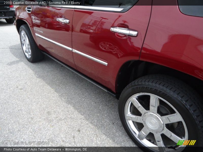 Sonoma Red / Ebony 2008 Cadillac Escalade AWD