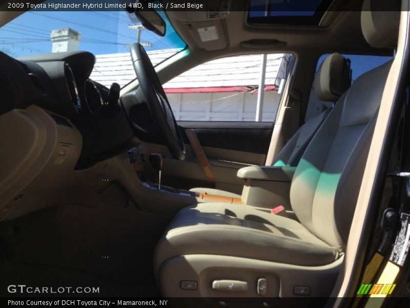 Black / Sand Beige 2009 Toyota Highlander Hybrid Limited 4WD