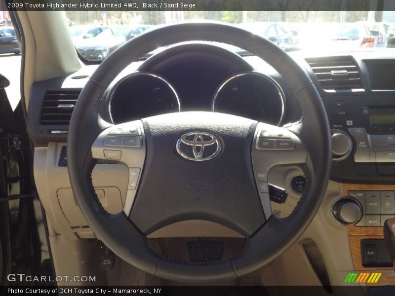 Black / Sand Beige 2009 Toyota Highlander Hybrid Limited 4WD