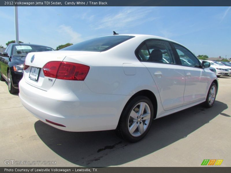 Candy White / Titan Black 2012 Volkswagen Jetta TDI Sedan
