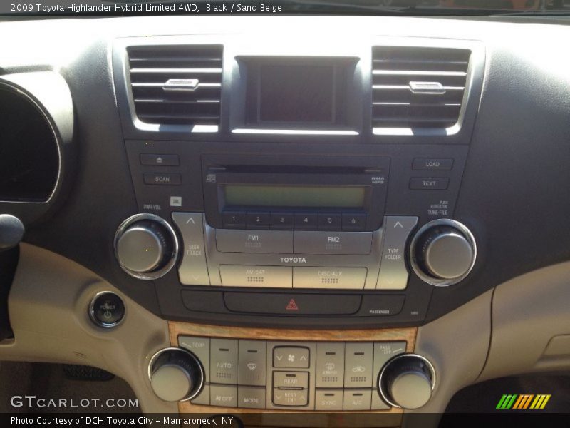 Black / Sand Beige 2009 Toyota Highlander Hybrid Limited 4WD