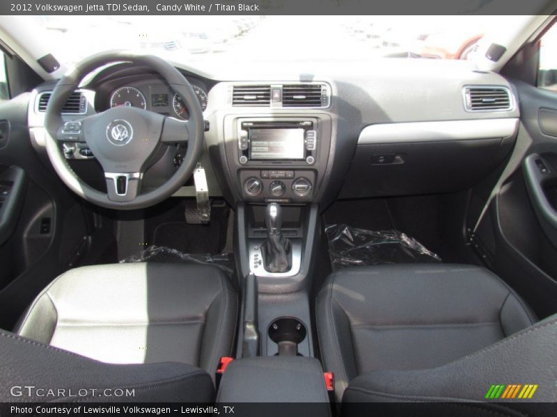 Candy White / Titan Black 2012 Volkswagen Jetta TDI Sedan