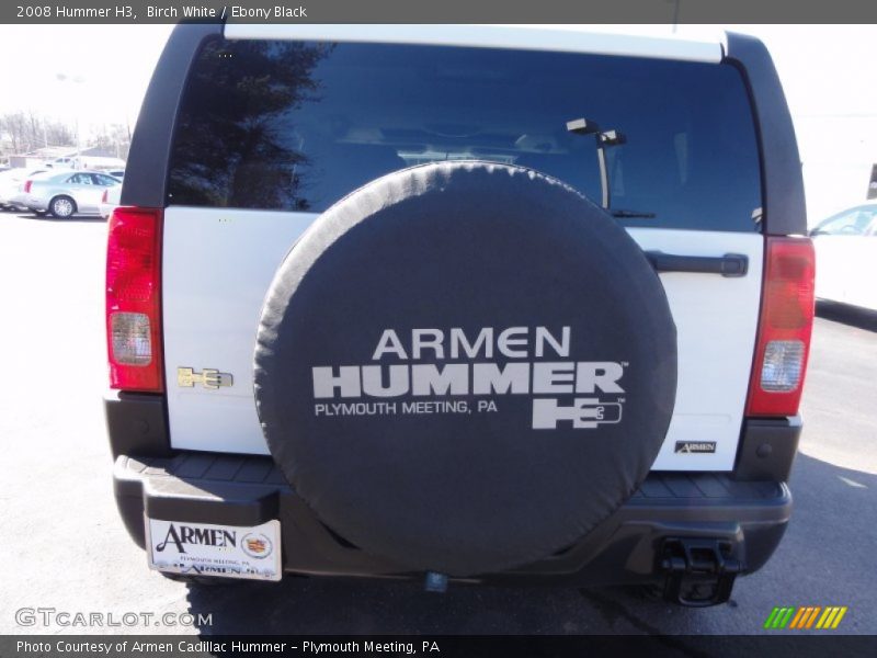Birch White / Ebony Black 2008 Hummer H3