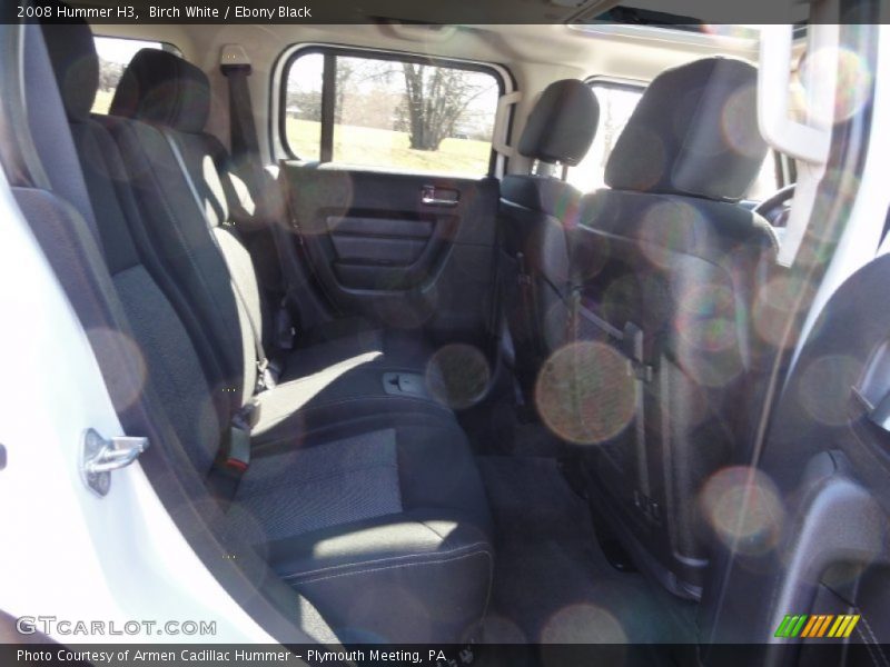 Birch White / Ebony Black 2008 Hummer H3