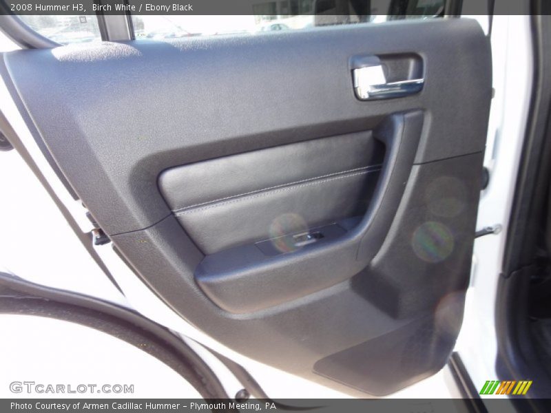 Birch White / Ebony Black 2008 Hummer H3