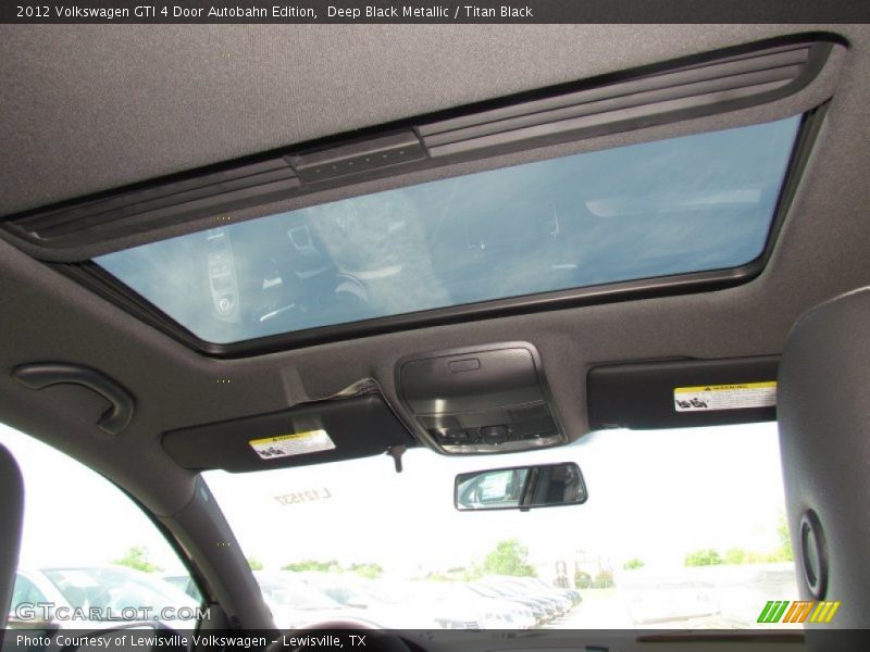 Deep Black Metallic / Titan Black 2012 Volkswagen GTI 4 Door Autobahn Edition