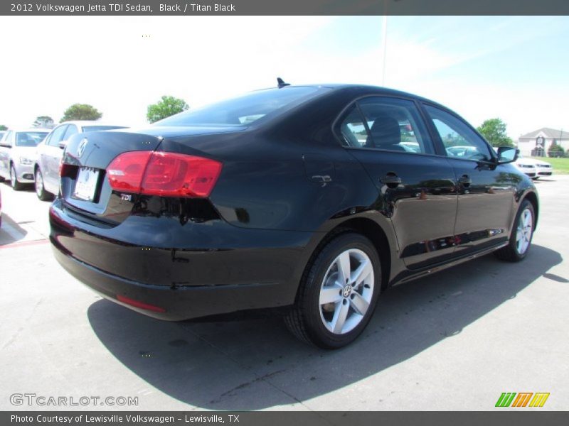 Black / Titan Black 2012 Volkswagen Jetta TDI Sedan