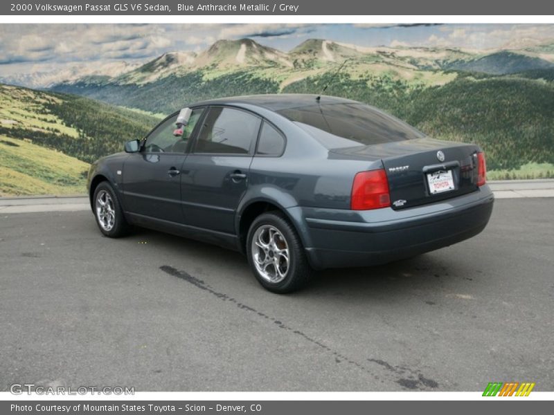 Blue Anthracite Metallic / Grey 2000 Volkswagen Passat GLS V6 Sedan