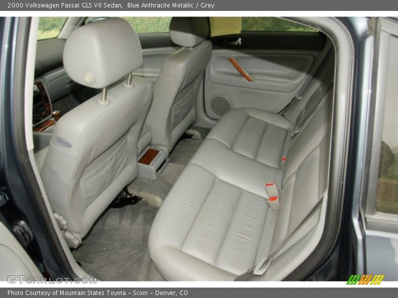Blue Anthracite Metallic / Grey 2000 Volkswagen Passat GLS V6 Sedan