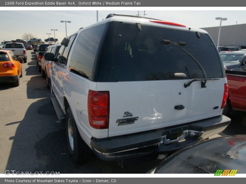 Oxford White / Medium Prairie Tan 1998 Ford Expedition Eddie Bauer 4x4