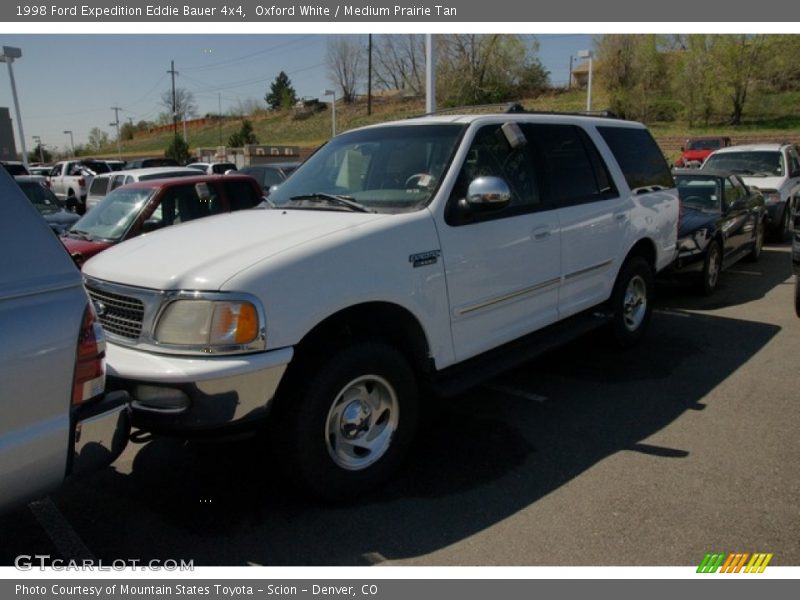 Oxford White / Medium Prairie Tan 1998 Ford Expedition Eddie Bauer 4x4