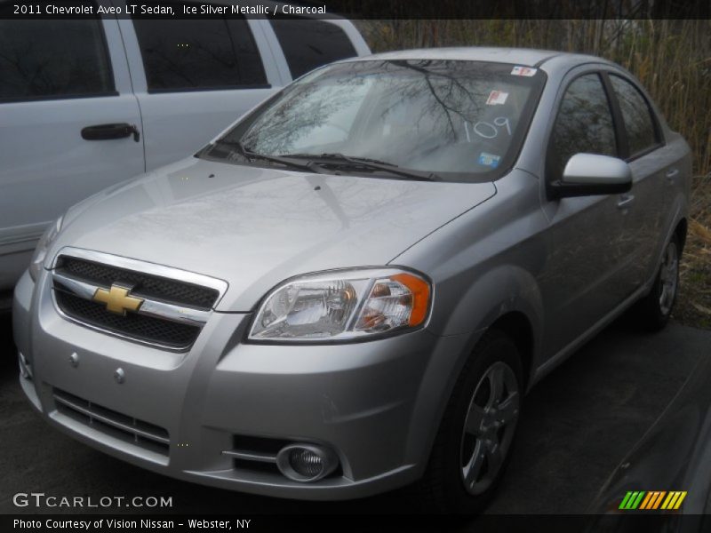 Ice Silver Metallic / Charcoal 2011 Chevrolet Aveo LT Sedan