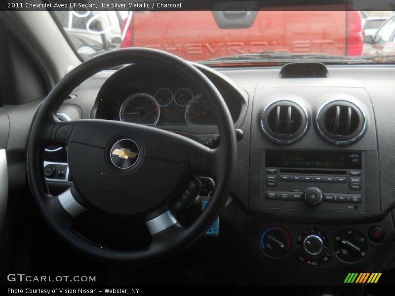 Ice Silver Metallic / Charcoal 2011 Chevrolet Aveo LT Sedan