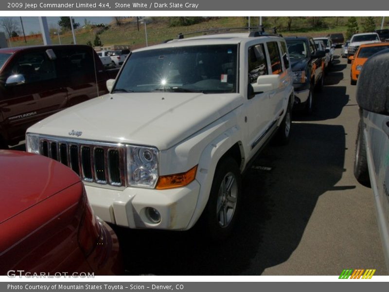 Stone White / Dark Slate Gray 2009 Jeep Commander Limited 4x4