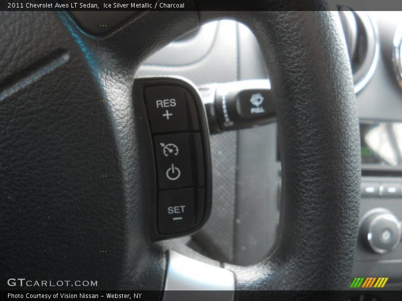 Ice Silver Metallic / Charcoal 2011 Chevrolet Aveo LT Sedan