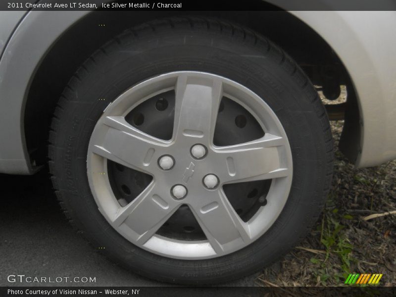 Ice Silver Metallic / Charcoal 2011 Chevrolet Aveo LT Sedan