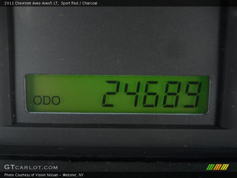 Sport Red / Charcoal 2011 Chevrolet Aveo Aveo5 LT