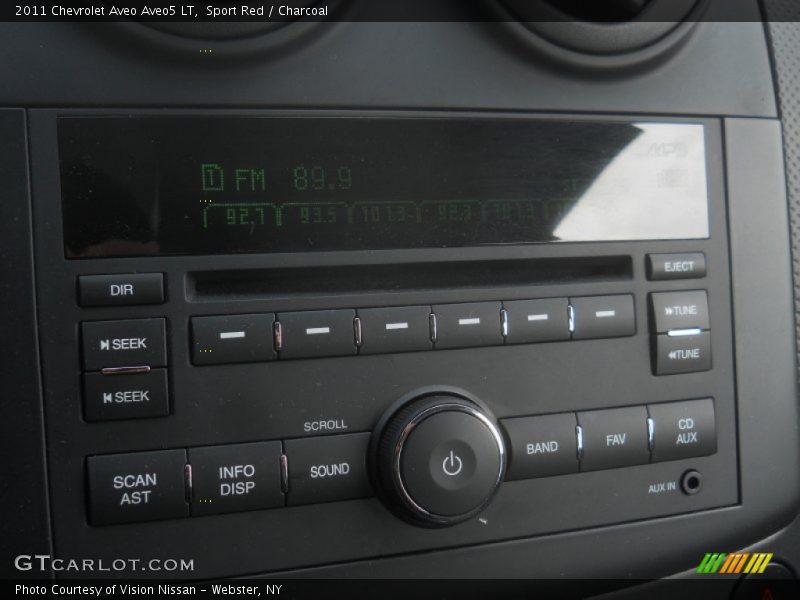 Sport Red / Charcoal 2011 Chevrolet Aveo Aveo5 LT