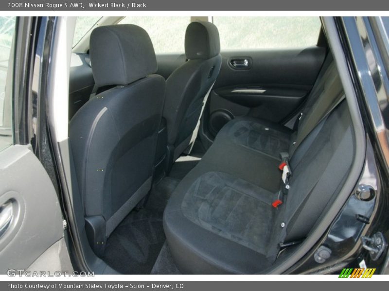 Wicked Black / Black 2008 Nissan Rogue S AWD