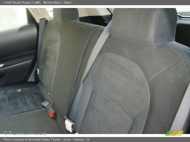 Wicked Black / Black 2008 Nissan Rogue S AWD