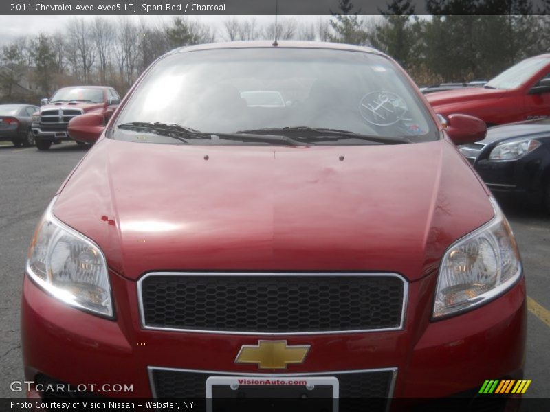 Sport Red / Charcoal 2011 Chevrolet Aveo Aveo5 LT