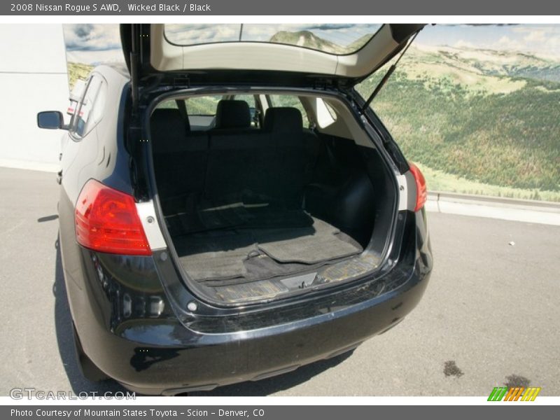 Wicked Black / Black 2008 Nissan Rogue S AWD