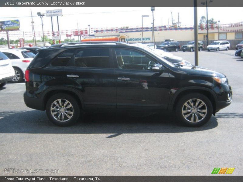 Ebony Black / Black 2011 Kia Sorento EX V6