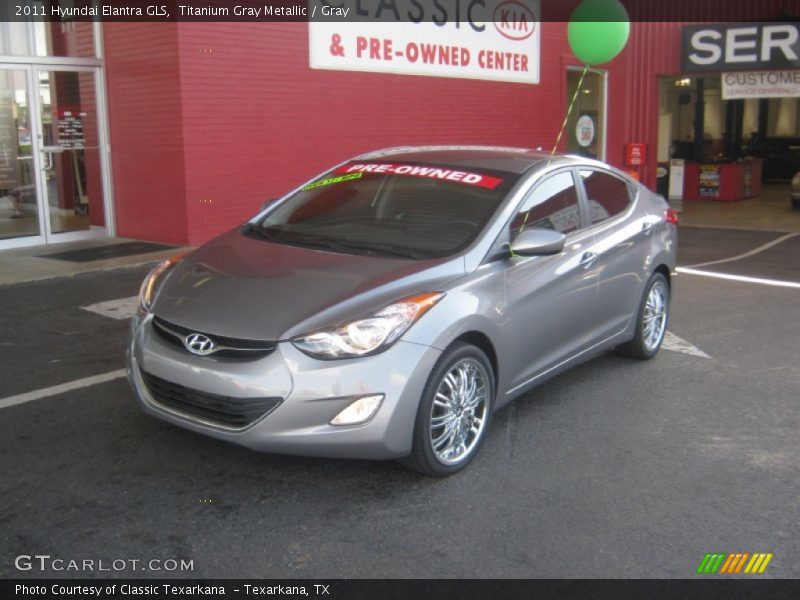 Titanium Gray Metallic / Gray 2011 Hyundai Elantra GLS