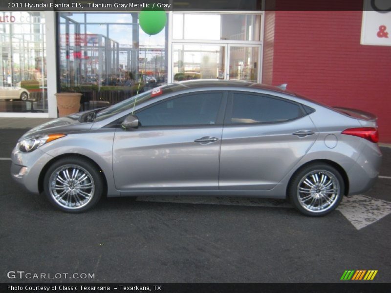 Titanium Gray Metallic / Gray 2011 Hyundai Elantra GLS