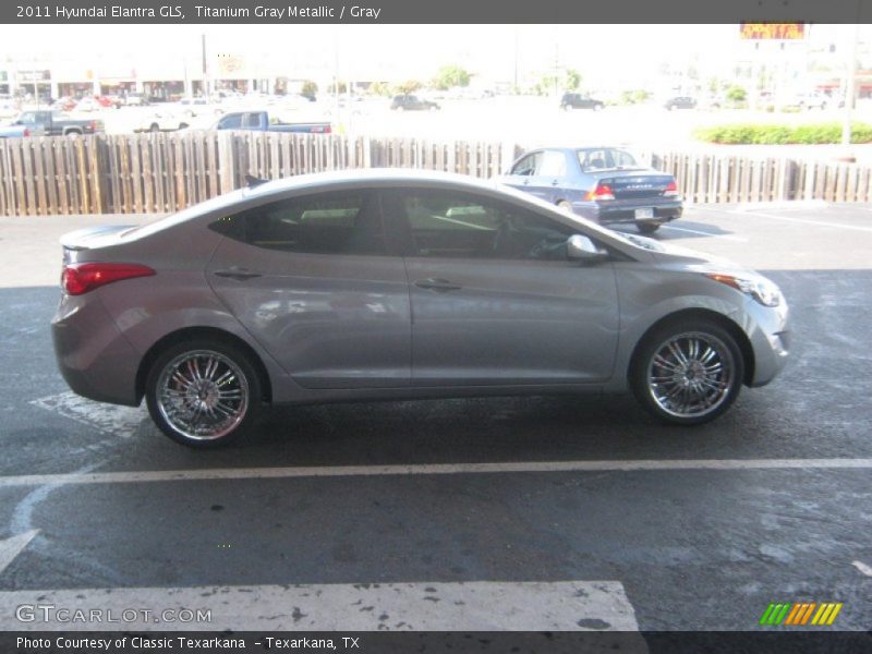 Titanium Gray Metallic / Gray 2011 Hyundai Elantra GLS