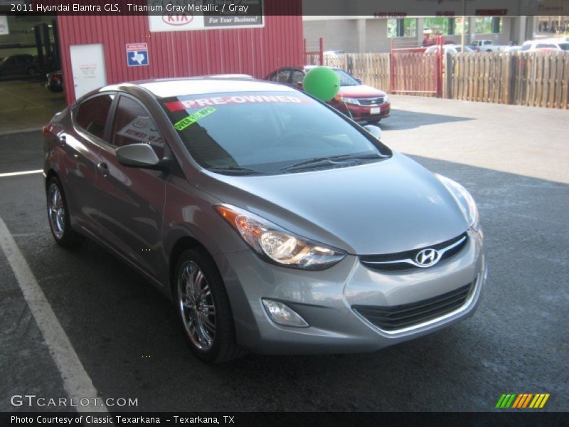 Titanium Gray Metallic / Gray 2011 Hyundai Elantra GLS