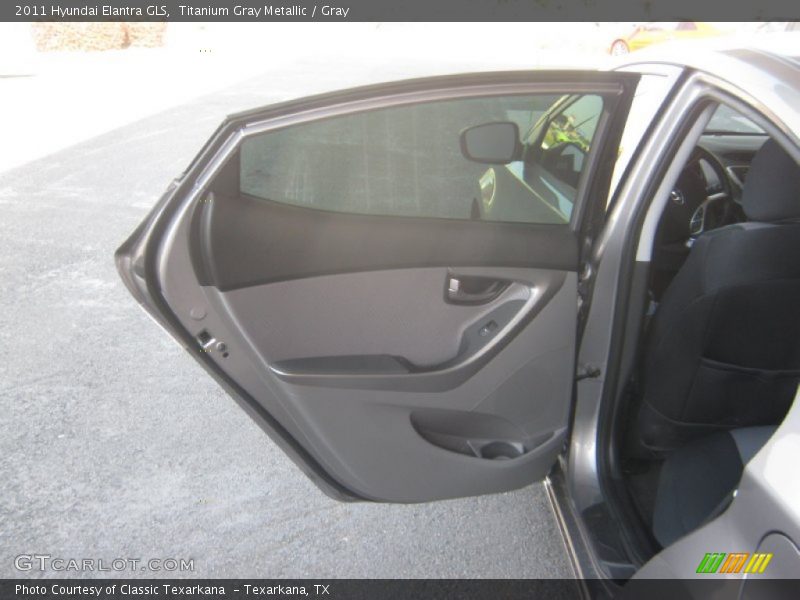 Titanium Gray Metallic / Gray 2011 Hyundai Elantra GLS