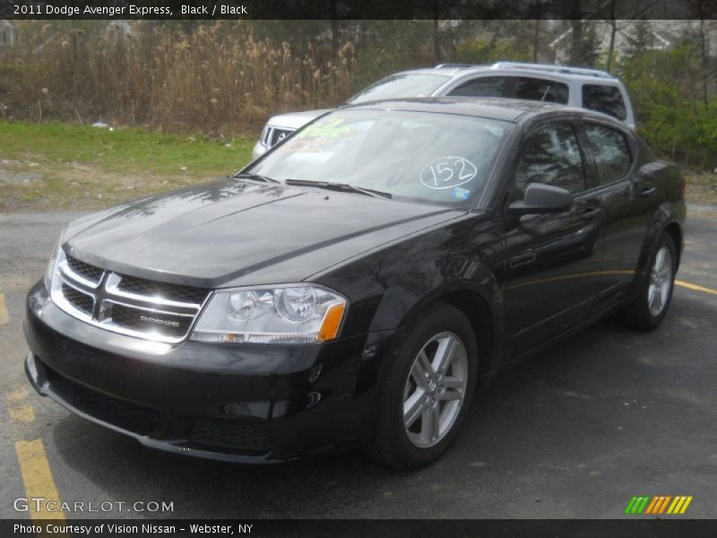 Black / Black 2011 Dodge Avenger Express