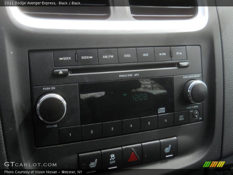 Black / Black 2011 Dodge Avenger Express