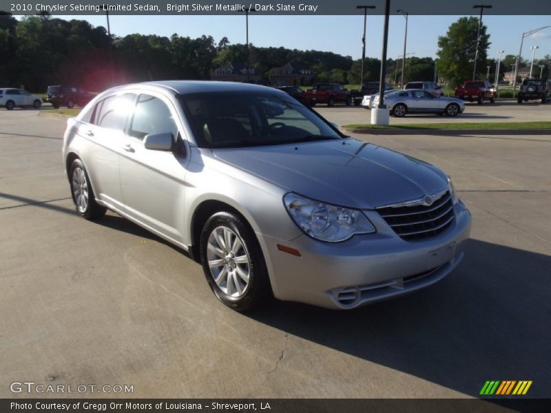 Bright Silver Metallic / Dark Slate Gray 2010 Chrysler Sebring Limited Sedan