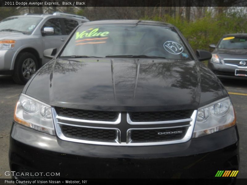 Black / Black 2011 Dodge Avenger Express