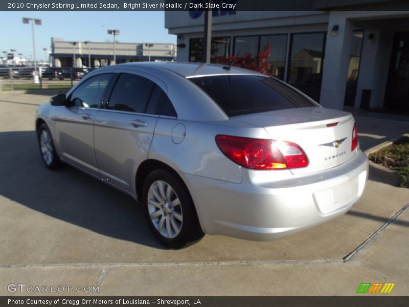 Bright Silver Metallic / Dark Slate Gray 2010 Chrysler Sebring Limited Sedan