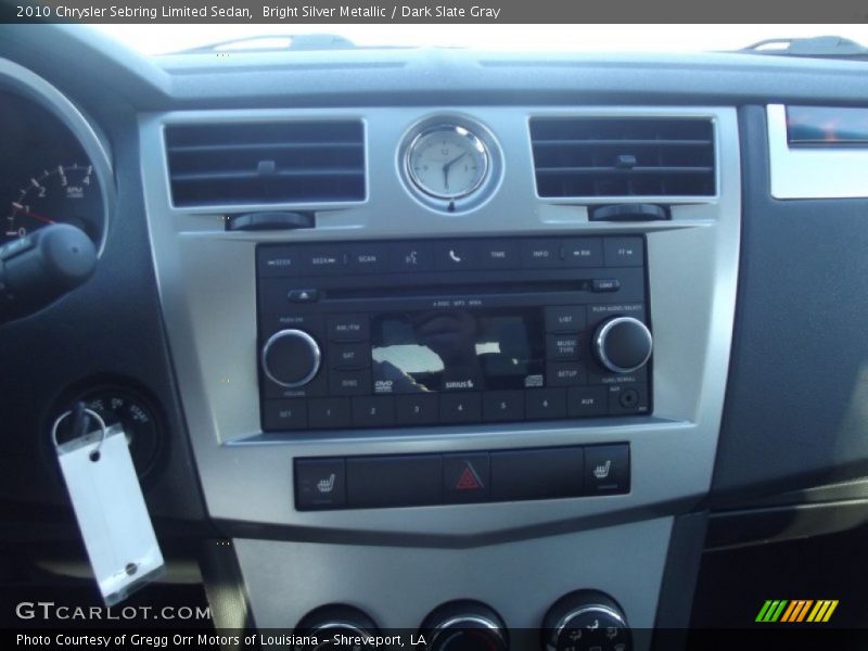 Bright Silver Metallic / Dark Slate Gray 2010 Chrysler Sebring Limited Sedan