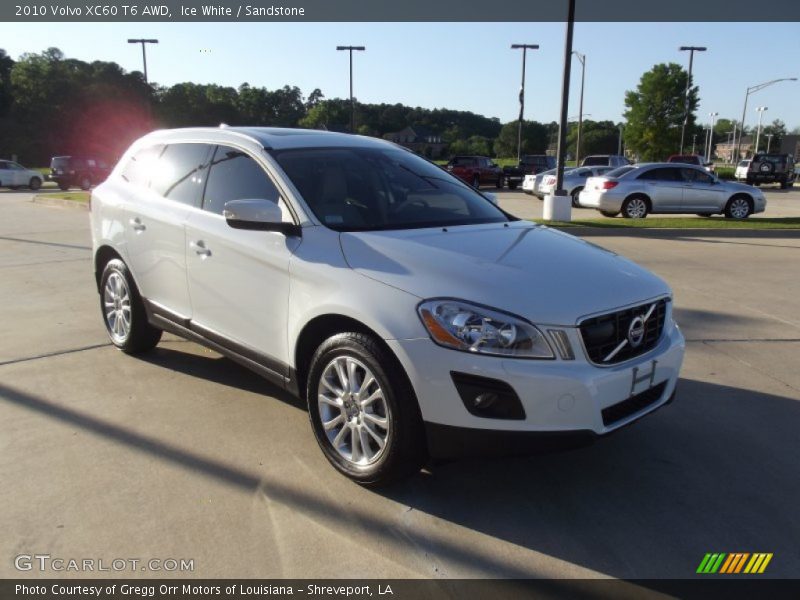 Ice White / Sandstone 2010 Volvo XC60 T6 AWD