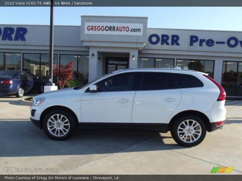 Ice White / Sandstone 2010 Volvo XC60 T6 AWD