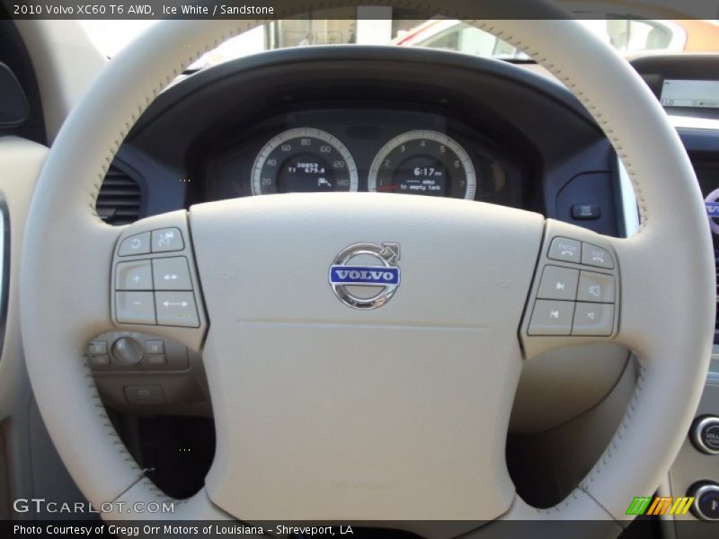 Ice White / Sandstone 2010 Volvo XC60 T6 AWD
