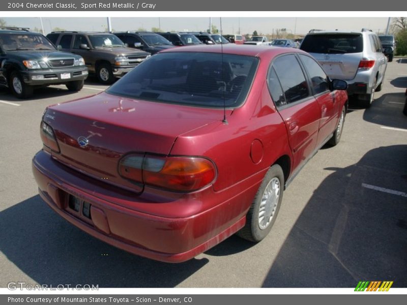 Sport Red Metallic / Gray 2004 Chevrolet Classic